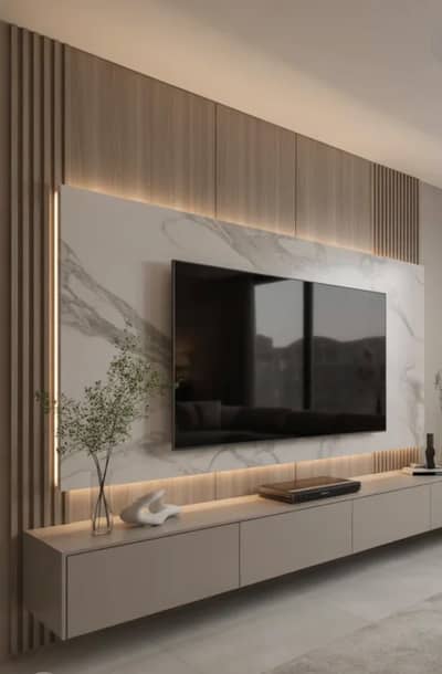 false ceiling. . wallpaper. media wall. wood flooring. mediawall