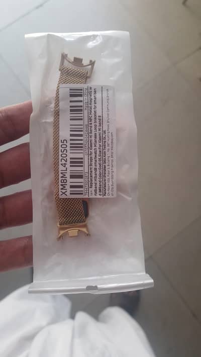 mi band 8/9/10  metal strap golden color