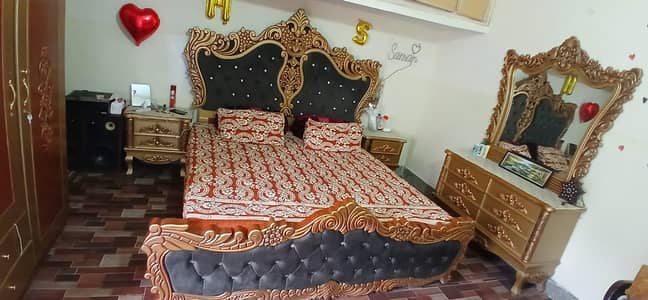 Master bed dressing clothes almari showcase