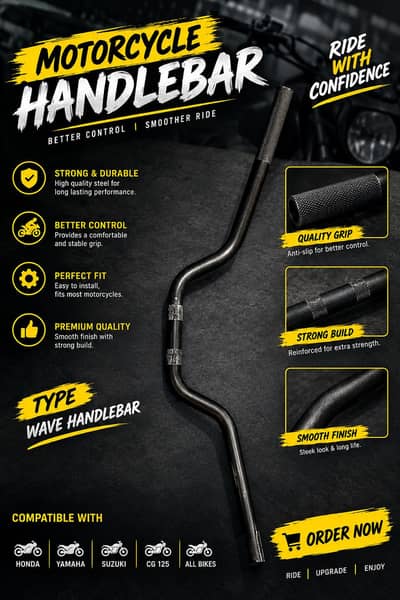 MOXI Genuine Motorcycle Handlebar | Premium Quality