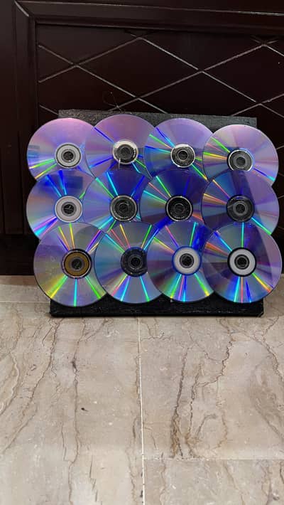 Decorative DiY canvas made from cds, wall hanging for sale