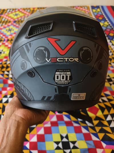 Aoa vector halmet niw ha 5.6 bar used Kya ha price 11000 k 0335555453