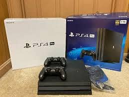 game PS4 pro 1 TB playstation Sony complete box