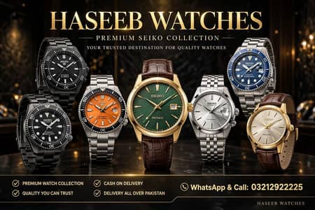 Brand New Seiko Automatic Men’s Watch – Premium Stainless Steel