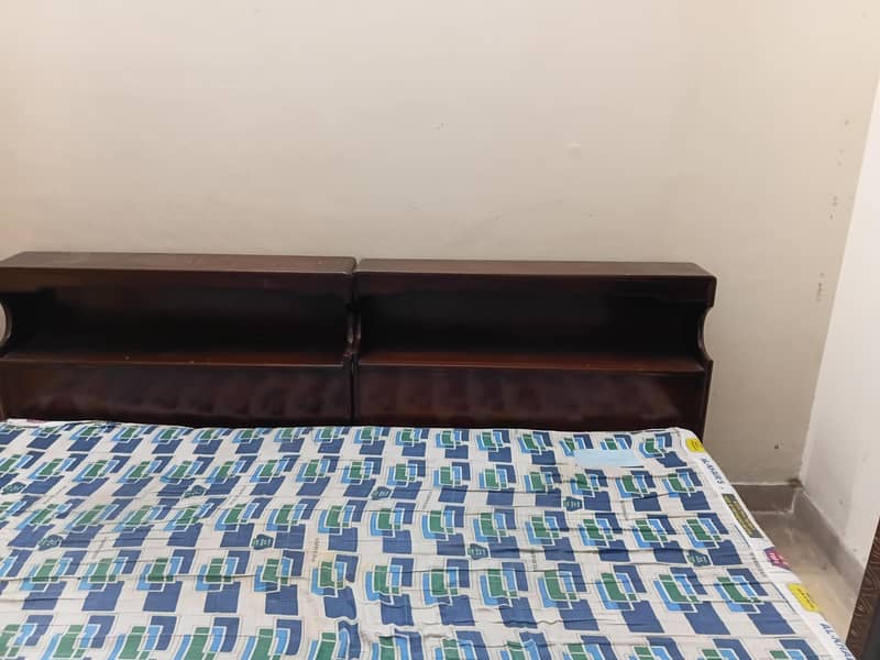 2 single bed wooden solid 3