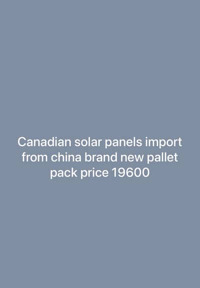Brand new palet pack