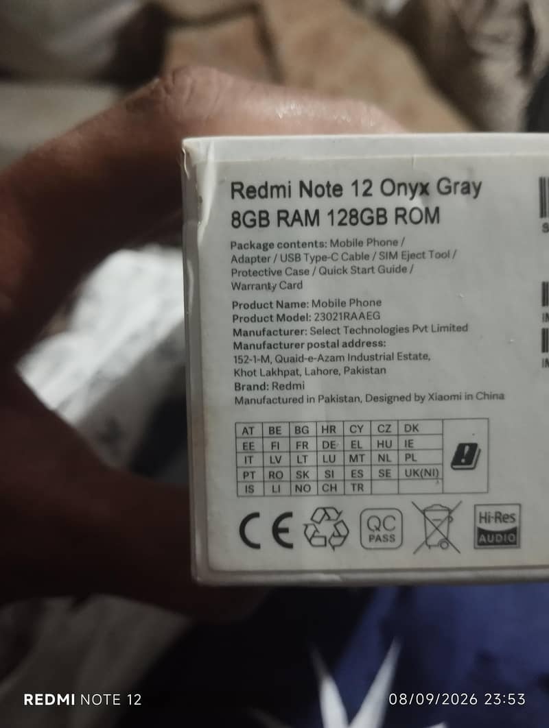 Redmi NOTE 12 GREY 1