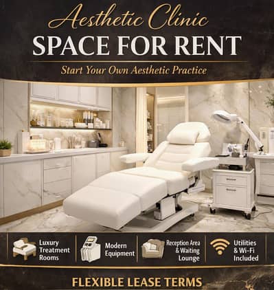 space for rent Aesthetic Clinic Corporate Company Clothing Brand Skin clinic coffee food Best Location 1400 Square Feet Space For Rent
