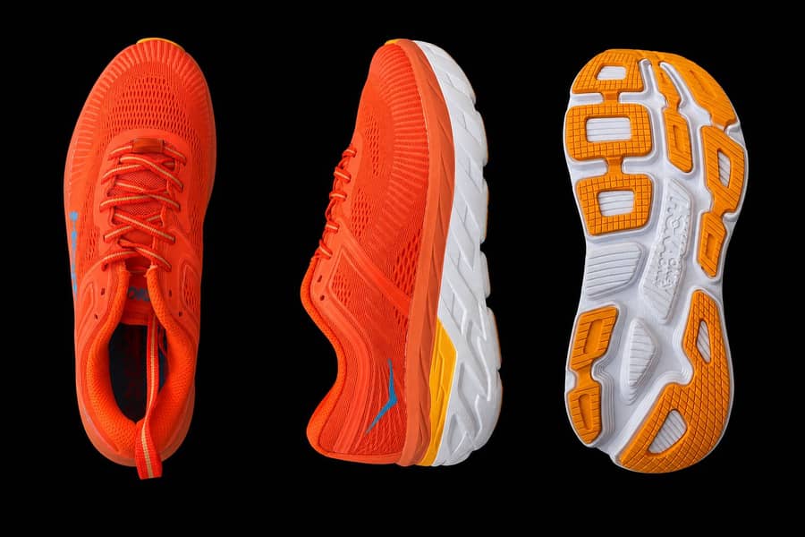 Many different different shoes available in different differing sizes 11