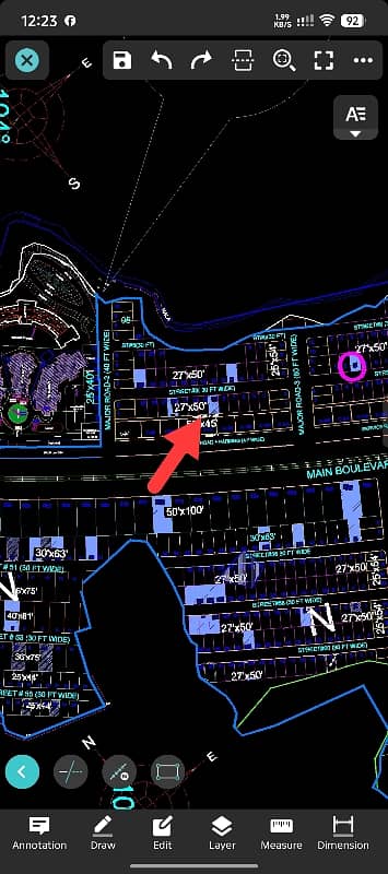 New city phase 2 wah can't top location plot  O block 5Marla 27/50 viip location