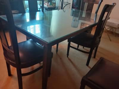 dining table with 6 chairs