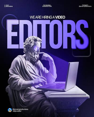 Hiring Professional Video Editors - Remote Based - Pr & Ae