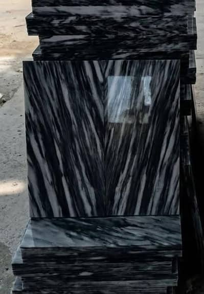 12x24 Zebra Marble Tiles - High Gloss - Factory Rate - Mardan