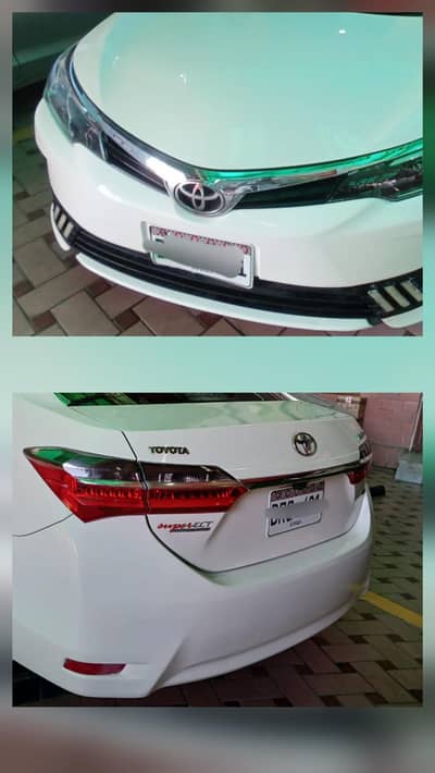 corolla Front and rear bumper