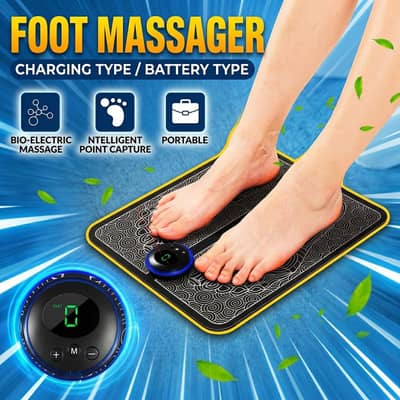EMS Foot Massager Mat Electric USB Charging
