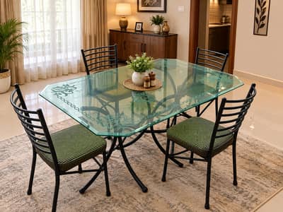 Dining Table with 4 Chairs For Sale.