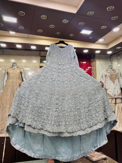 Bridal Maxi Single time used Icy Blue