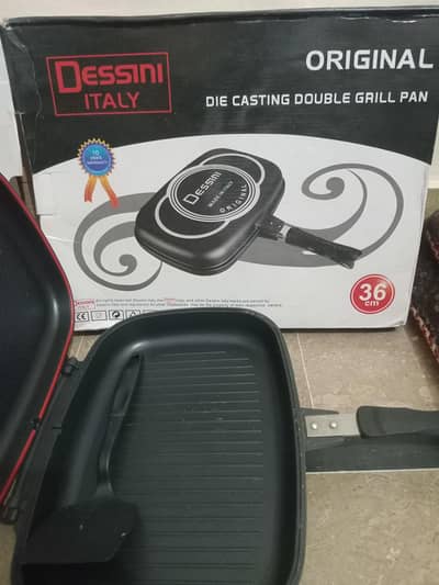 Original Die Casting Double Grill Pan