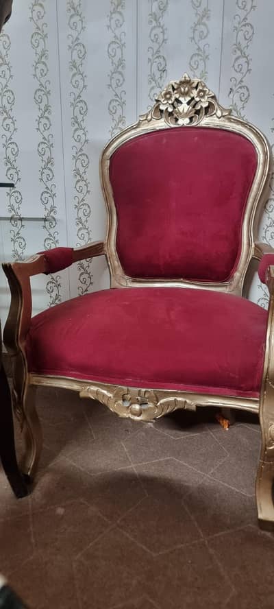 bedroom chairs pair