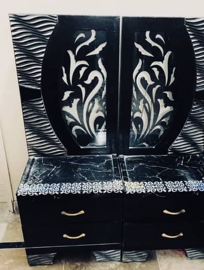 2 Side Table Wood **No Delivery **Karachi Pickup Gulshan Iqbal