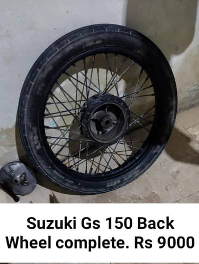 Suzuki 150 Back Tyre complete