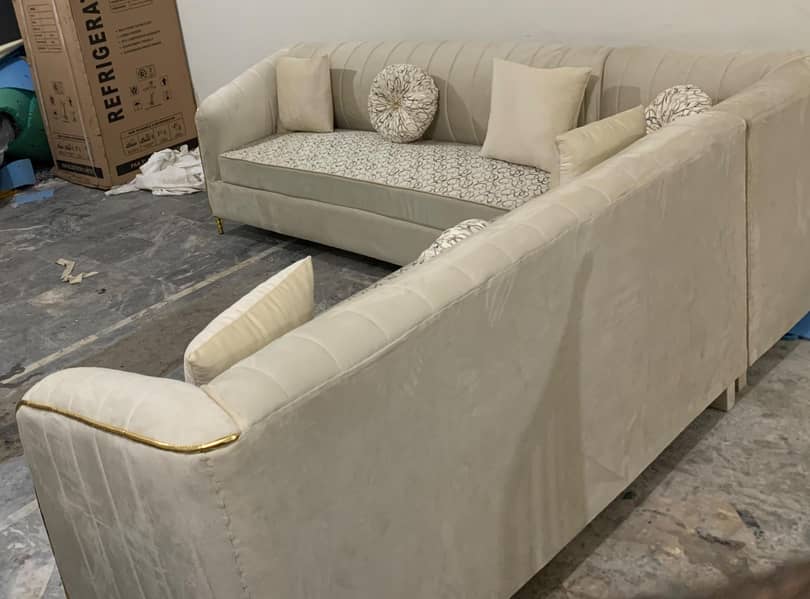 L shape Sofa Set/Premium Design/Customized Sofa/Furniture Set 1