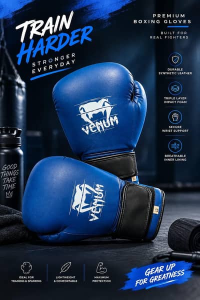  Boxing Gloves & Shin Guards – High Quality | Complete Set