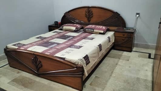 Complete King Size Wooden Bedroom Set For Sale
