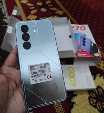 Itel P70 4+4 / 128gb With Complete Box & Wireless Charger