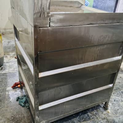 hote plate breading table cash counter