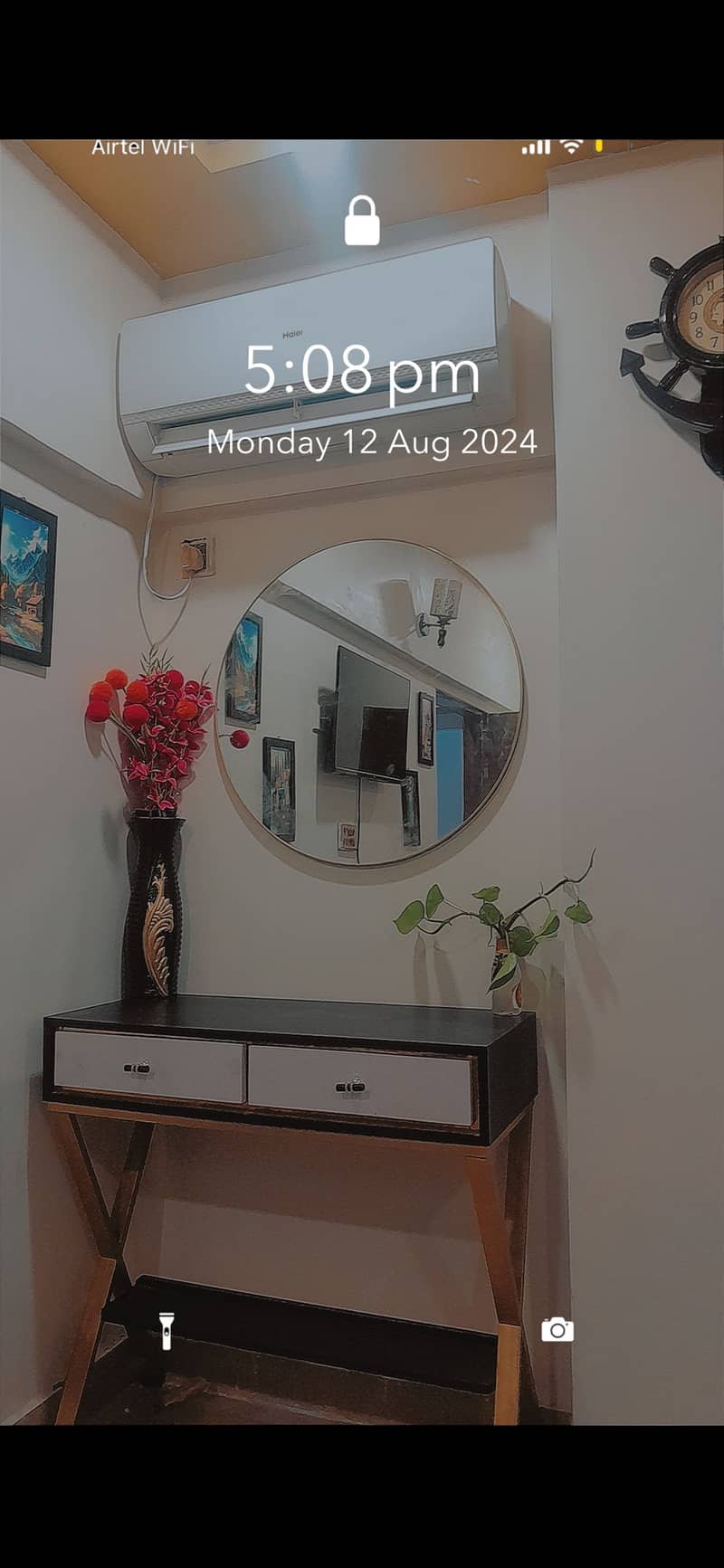 Stylish Console Mirror Dressing Table 0