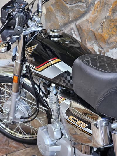 Honda CG 125 special edition 2025 | 2026 Sticker |1550 Mileage