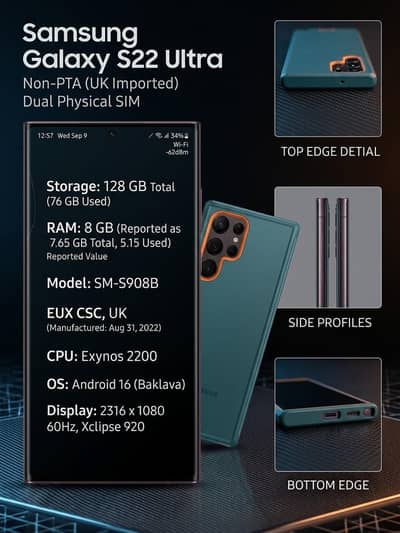 Samsung Mobile S22 Ultra