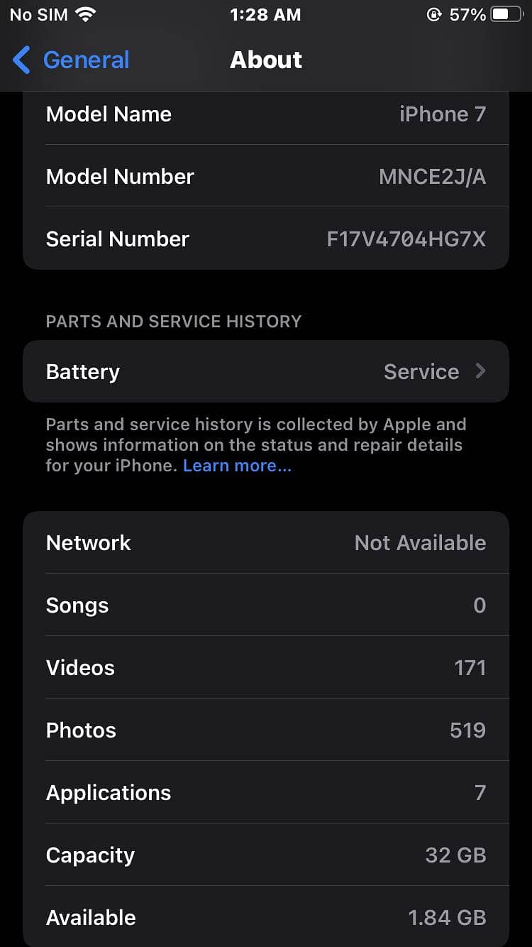 Apple iPhone 7 6