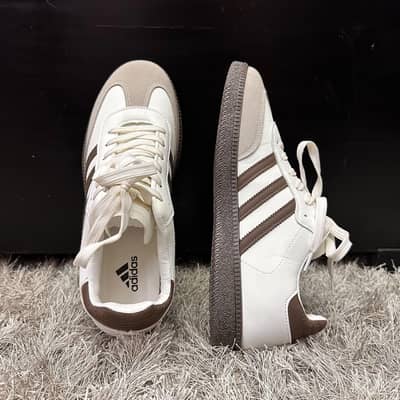 Adidas Samba Brown & White Edition Made in Vietnam