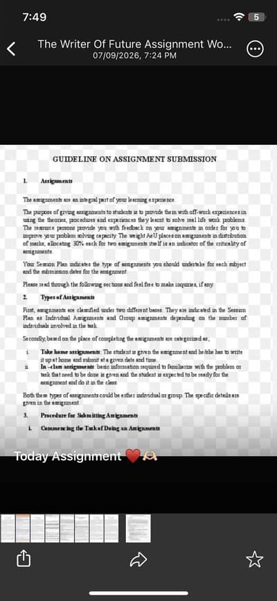 Assignment work online