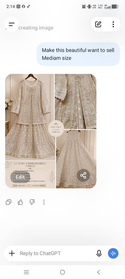 tea pink embroidery dress 