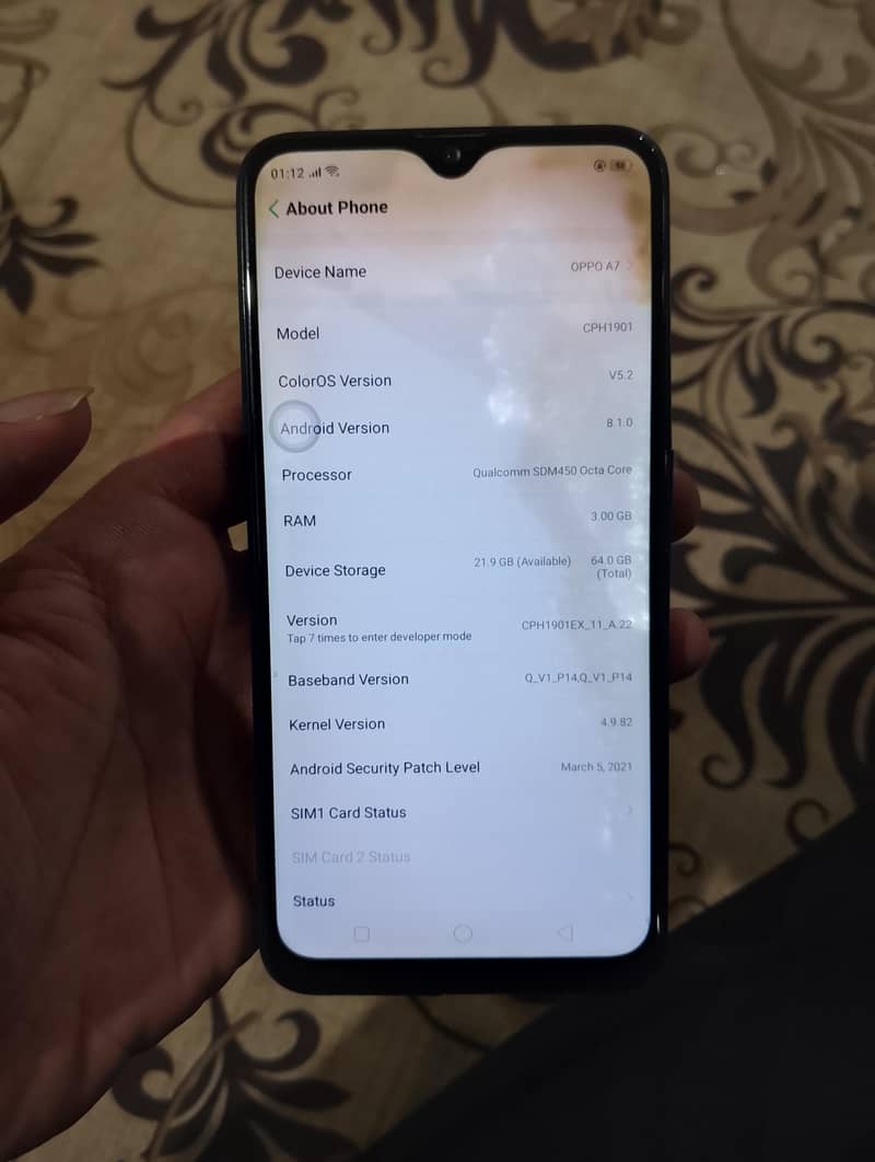OPPO A7 1