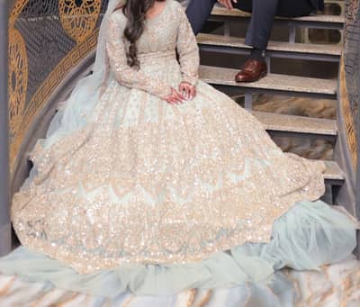 Luxury Bridal Lehenga | Heavy Embroidered Pakistani Wedding Dress