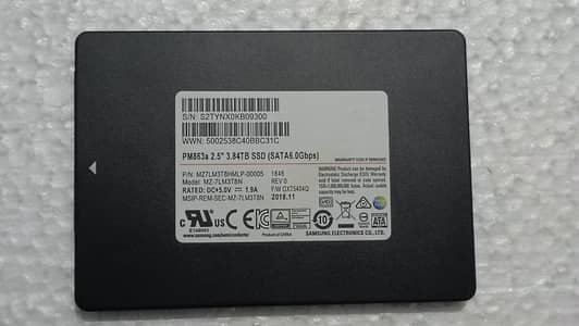 Samsung 4TB SSD 100% Health
