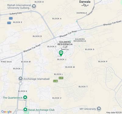 1 Kanal Top Level Location Plot Available For Sale On Investor Rate In Gulberg Greens