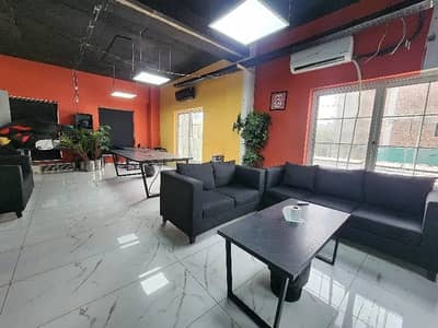 COMMERCIAL GROUND + FIRST FLOOR OF BUILDING FOR RENT IN JOHAR TOWN LAHORE