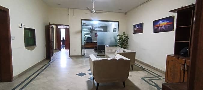 15 MARLA LOWER PORTION WITH BASEMENT COMMERCIAL OFFICE USE SEPERATE GATE FOR RENT IN JOHAR TOWN LAHORE
