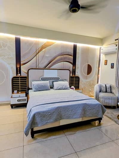Per day short time apartment available in gulberg green @ behria
