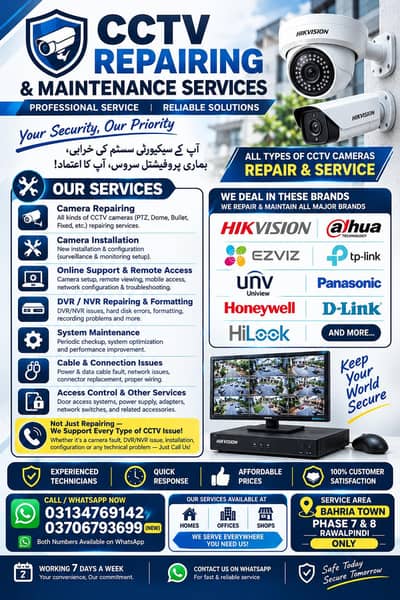 CCTV camera repair