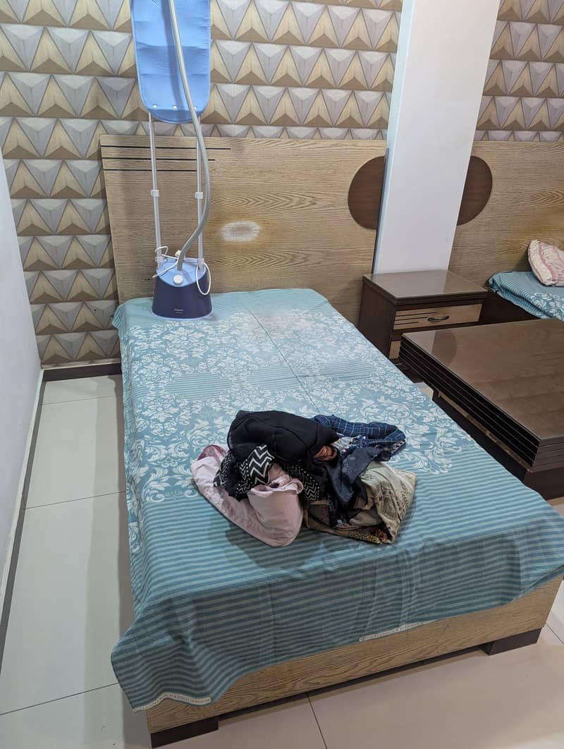 side bed with side table and dressing table 2