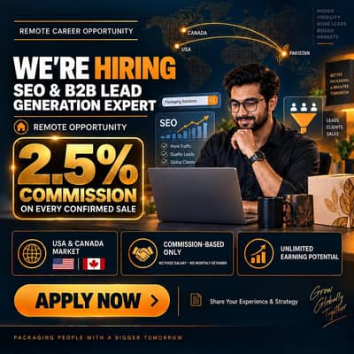 SEO Lead Generation Expert -2.5% Commission in $$+ Salary Opportunity