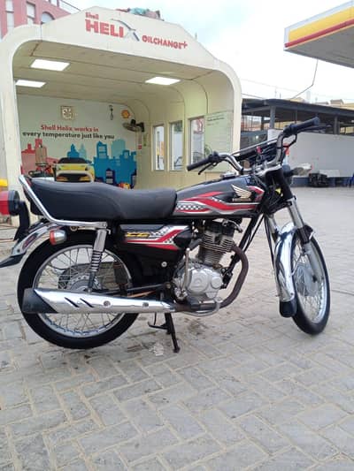 Honda CG 125 black 2024 model