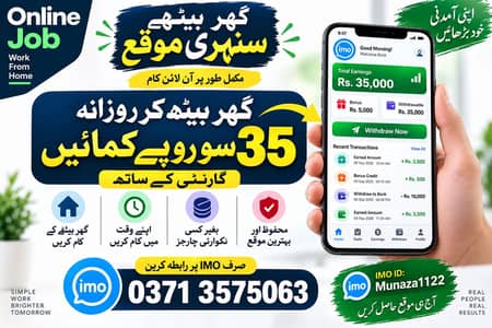 Online Part time job / Data Enty / Teaching / Assignments / Freelancin