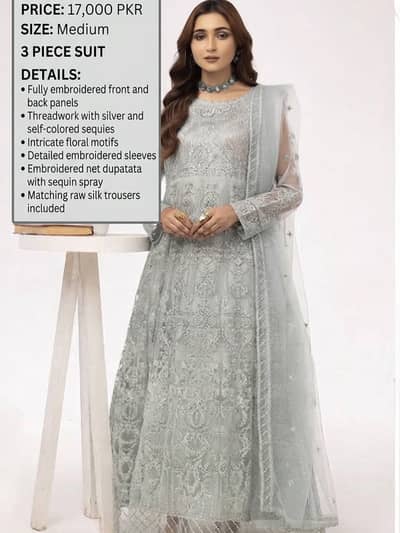 Dress for wedding wear or party wear( used)